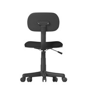 Boss Black Fabric Steno Chair in Black, B205-BK