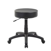 The DOT stool, Black Vinyl, B210V-BK
