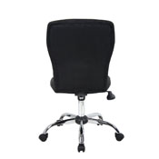 Tiffany Microfiber Chair-Black, B220-BK