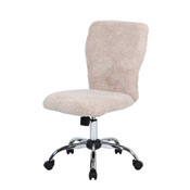 Tiffany Fur Chair-Cream, B220-FCRM