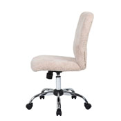 Tiffany Fur Chair-Cream, B220-FCRM