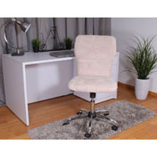 Tiffany Fur Chair-Cream, B220-FCRM