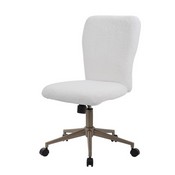 Tiffany White Fur Chair - Gold, B220G-FWT