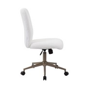 Tiffany White Fur Chair - Gold, B220G-FWT