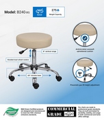 Boss Beige Caressoft Medical Stool, B240-BG