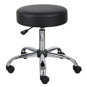 Boss Black Caressoft Medical Stool, B240-BK