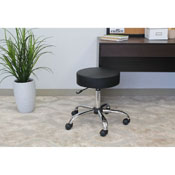 Boss Black Caressoft Medical Stool, B240-BK