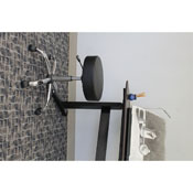 Boss Black Caressoft Medical Stool, B240-BK