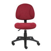 Boss Burgundy Deluxe Posture Chair, B315-BY