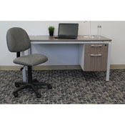 Boss Grey Deluxe Posture Chair, B315-GY