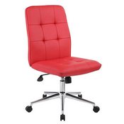 Boss Modern Office Chair - Red, B330-RD
