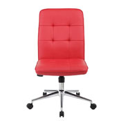 Boss Modern Office Chair - Red, B330-RD