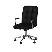 Boss Modern Office Chair w/Chrome Arms - Black, B331-BK