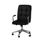 Boss Modern Office Chair w/Chrome Arms - Black, B331-BK