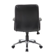 Boss Retro Task Chair with Black T-Arms, B431-BK