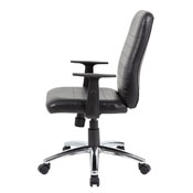 Boss Retro Task Chair with Black T-Arms, B431-BK