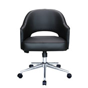 Black CaressoftPlus Hospitality Chair, B486C-BK