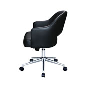 Black CaressoftPlus Hospitality Chair, B486C-BK