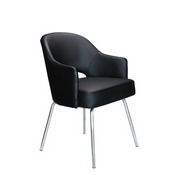 Black CaressoftPlus Guest Chair, B489C-BK