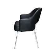 Black CaressoftPlus Guest Chair, B489C-BK