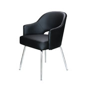 Black CaressoftPlus Guest Chair, B489C-BK