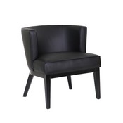 Boss Ava guest, accent or dining chair - Black, B529BK-BK