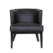 Boss Ava guest, accent or dining chair - Black, B529BK-BK