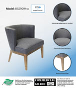 Boss Ava guest, accent or dining chair - Slate Grey, B529DW-SG
