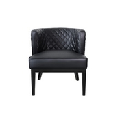Boss Ava Quilted guest, accent or dining chair - Black, B529QBK-BK