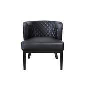 Boss Ava Quilted guest, accent or dining chair - Black, B529QBK-BK