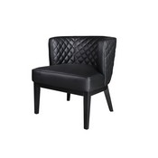 Boss Ava Quilted guest, accent or dining chair - Black, B529QBK-BK