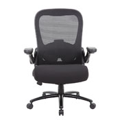 Boss Heavy Duty Flip Arm Mesh Task Chair, B601-BK