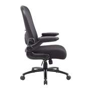 Boss Heavy Duty Flip Arm Mesh Task Chair, B601-BK
