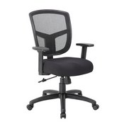 Boss Contract Mesh Task Chair, Synchro-Tilt Mechanism, B6022