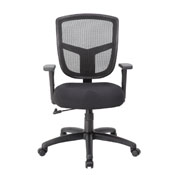 Boss Contract Mesh Task Chair, Synchro-Tilt Mechanism, B6022