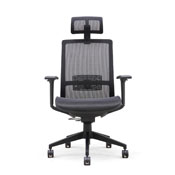 Boss Mesh Chair, The Breeze with Headrest, B6033-HR