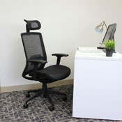 Boss Mesh Chair, The Breeze with Headrest, B6033-HR