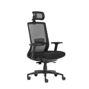 Boss Mesh Chair, w/ Headrest and Memory Foam Seat, B6035-HR