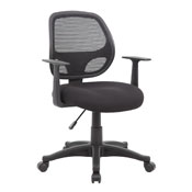 Boss Commercial Grade Mesh Task Chair w/T-Arms, B606