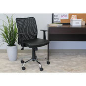 Boss Budget Mesh Task Chair W/ T-Arms, B6116C-CS, B6116C-CS
