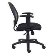 Boss Mesh Chair With Adjustable Arms, B6216