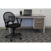 Boss Mesh Chair With Loop Arms, B6217