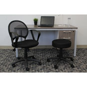 Boss Mesh Chair With Loop Arms, B6217