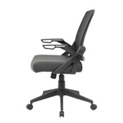 Boss Mesh Flip Arm Task Chair, B6223-BK