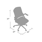 Boss Mesh Flip Arm Task Chair, B6223-BK