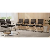 Boss Mesh Back W/ Pewter Finish Guest Chair, B6409