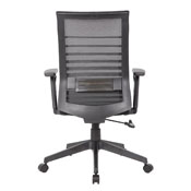 Boss Horizontal Mesh Back + Antimicrobial Seat Task Chair, B6566AM-BK