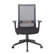 Boss Mesh Task Chair - Black/Gray, B6566GY-BK