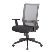 Boss Mesh Task Chair - Black/Gray, B6566GY-BK