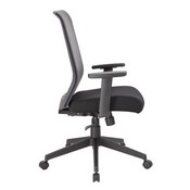 Boss Mesh Task Chair - Black/Gray, B6566GY-BK